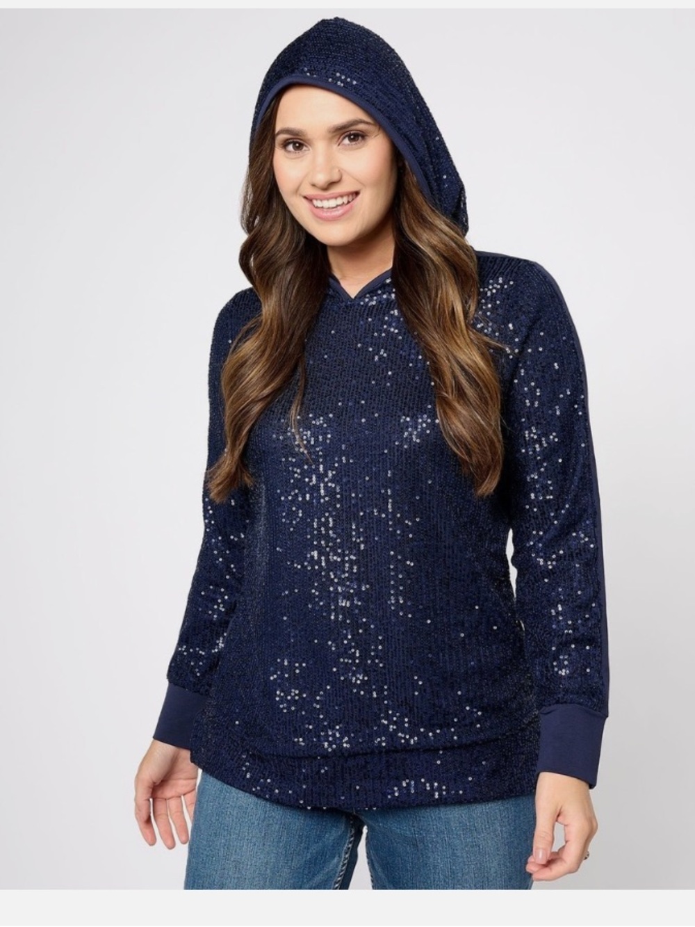 Belle Sequin Hoodie